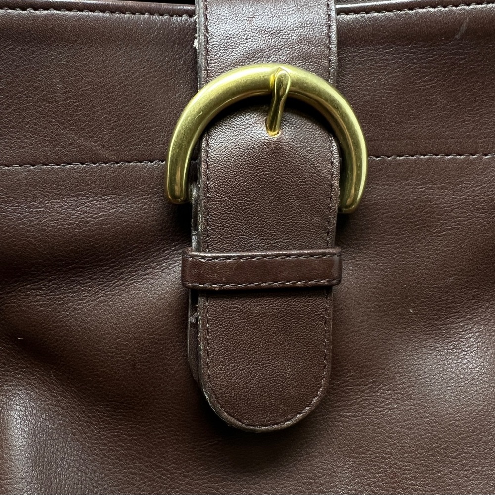 Coach 4160 Vintage Brown Sling Bag. - Picture 9 of 10